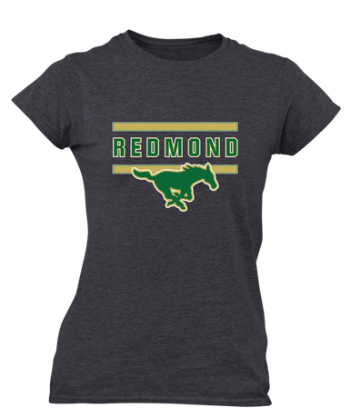Redmond Mustangs Mascot #4 Women's SS T-Shirt