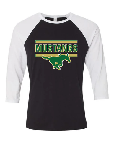 Redmond Mustangs Mascot #5 Men's Baseball T-Shirt