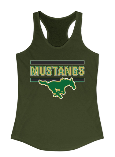 Redmond Mustangs Mascot #5 Women's Tank Top