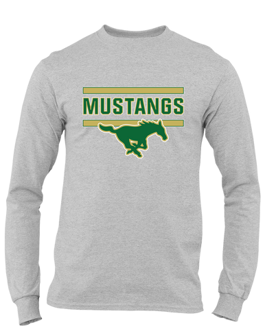 Redmond Mustangs Mascot #5 Men's LS T-Shirt