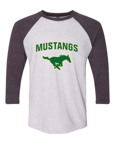 Redmond Mustangs Mascot #6 Men's Baseball T-Shirt