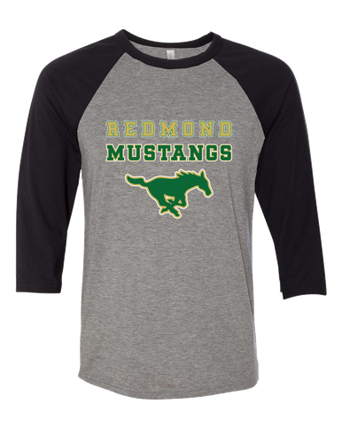Redmond Mustangs Spirit Men's Baseball T-Shirt