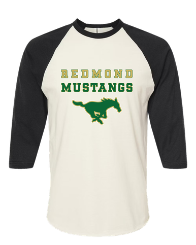 Redmond Mustangs Spirit Women's Baseball T-Shirt