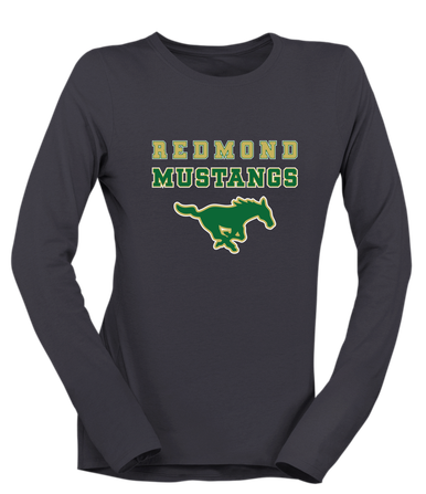 Redmond Mustangs Spirit Women's Premium LS T-Shirt