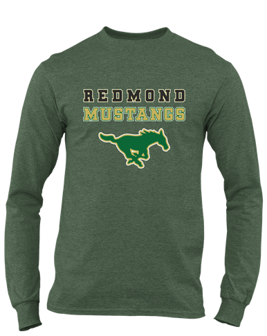 Redmond Mustangs Spirit Men's LS T-Shirt