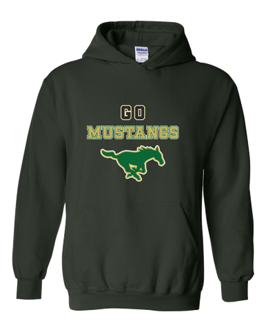 Redmond Mustangs Go Team Men's Hoodie