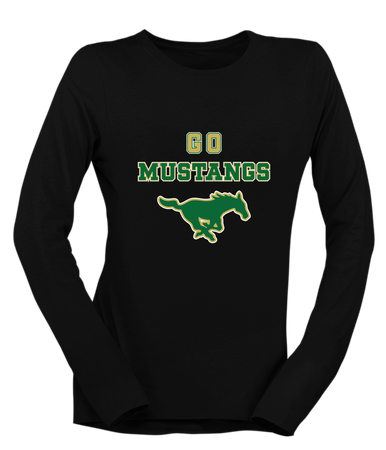 Redmond Mustangs Go Team Women's LS T-Shirt