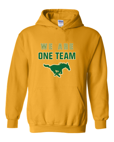 Redmond Mustangs We Are One Team Men's Hoodie