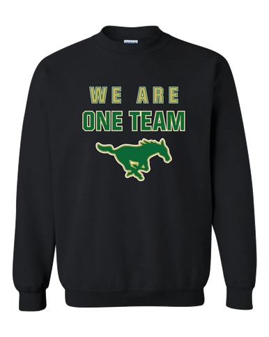 Redmond Mustangs We Are One Team Men's Sweatshirt
