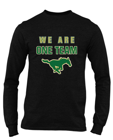 Redmond Mustangs We Are One Team Men's LS T-Shirt