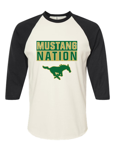 Redmond Mustangs Nation #1 Men's Baseball T-Shirt