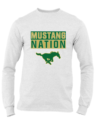 Redmond Mustangs Nation #1 Men's LS T-Shirt