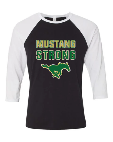 Redmond Mustangs Strong #2 Men's Baseball T-Shirt