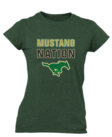 Redmond Mustangs Nation #2 Women's Premium SS T-Shirt