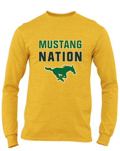Redmond Mustangs Nation #2 Men's LS T-Shirt