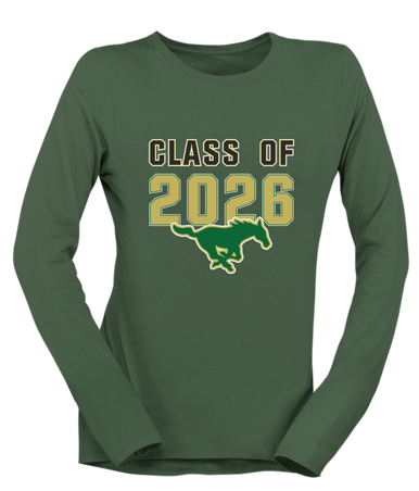 Redmond Mustangs Class of 2026 Women's Premium LS T-Shirt