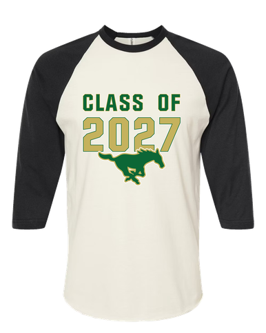 Redmond Mustangs Class of 2027 Men's Baseball T-Shirt