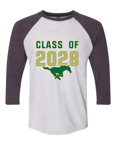 Redmond Mustangs Class of 2028 Women's Baseball T-Shirt