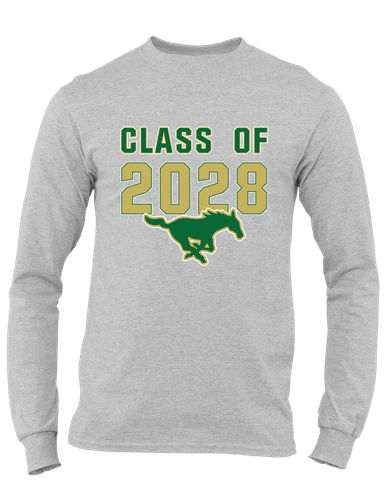 Redmond Mustangs Class of 2028 Men's LS T-Shirt