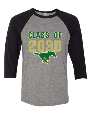 Redmond Mustangs Class of 2030 Men's Baseball T-Shirt