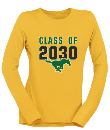 Redmond Mustangs Class of 2030 Women's LS T-Shirt