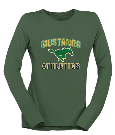 Redmond Mustangs Athletics Women's Premium LS T-Shirt