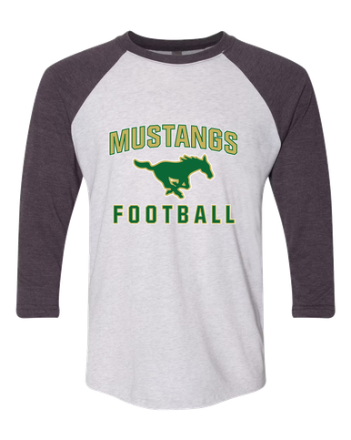 Redmond Mustangs Football #1 Women's Baseball T-Shirt