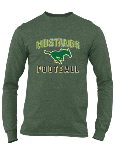 Redmond Mustangs Football #1 Men's Premium LS T-Shirt