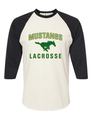 Redmond Mustangs Lacrosse Women's Baseball T-Shirt