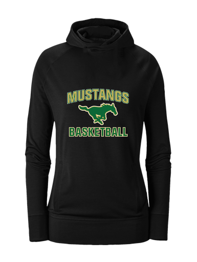 Redmond Mustangs Basketball #1 Women's Hoodie