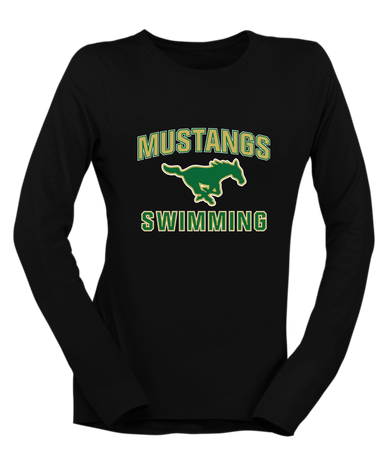 Redmond Mustangs Swimming Women's Premium LS T-Shirt