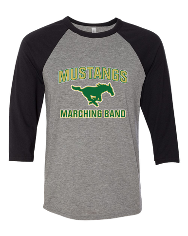 Redmond Mustangs Marching Band Men's Baseball T-Shirt