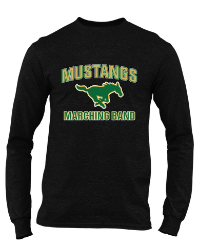 Redmond Mustangs Marching Band Men's LS T-Shirt