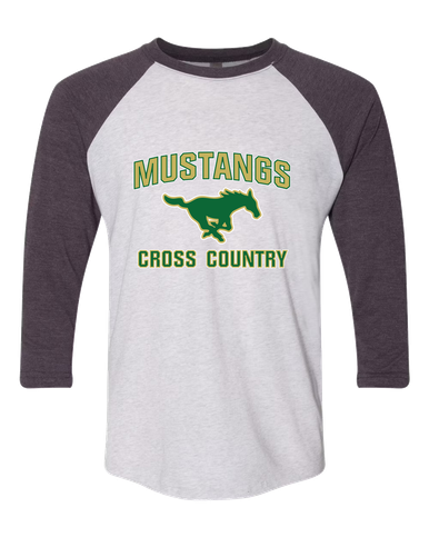 Redmond Mustangs Cross Country Women's Baseball T-Shirt