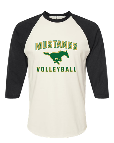 Redmond Mustangs Volleyball Women's Baseball T-Shirt