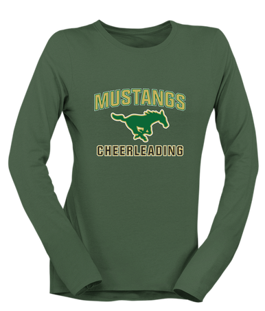 Redmond Mustangs Cheerleading Women's LS T-Shirt
