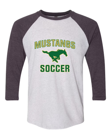 Redmond Mustangs Soccer #1 Men's Baseball T-Shirt