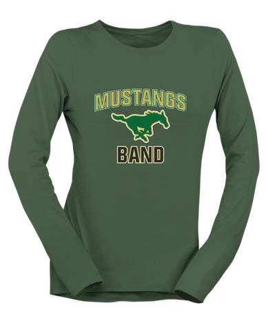 Redmond Mustangs Band # 1 Women's LS T-Shirt