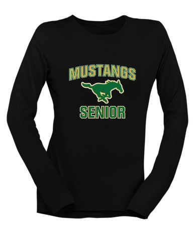 Redmond Mustangs Senior #1 Women's LS T-Shirt