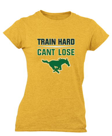 Redmond Mustangs Train Hard, Can't Lose Women's SS T-Shirt