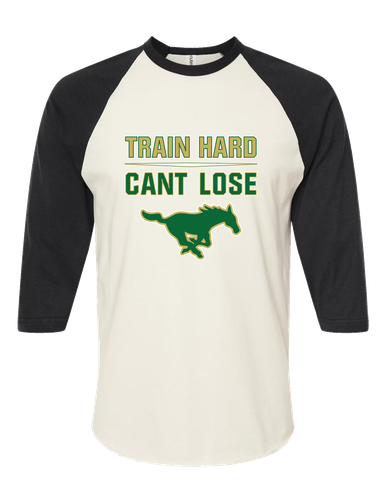 Redmond Mustangs Train Hard, Can't Lose Women's Baseball T-Shirt