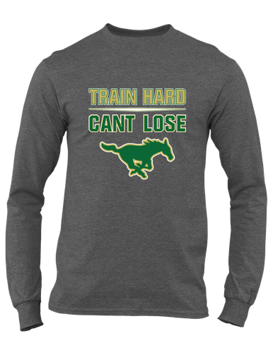 Redmond Mustangs Train Hard, Can't Lose Men's LS T-Shirt
