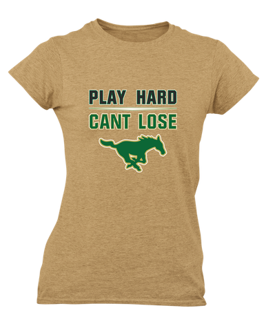 Redmond Mustangs Play Hard, Can't Lose Women's SS T-Shirt