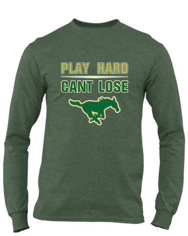 Redmond Mustangs Play Hard, Can't Lose Men's Premium LS T-Shirt
