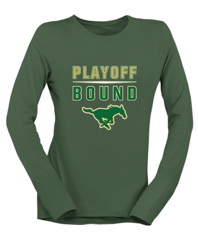 Redmond Mustangs Playoff Bound Women's Premium LS T-Shirt
