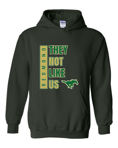 Redmond Mustangs They Not Like Us #1 Men's Hoodie
