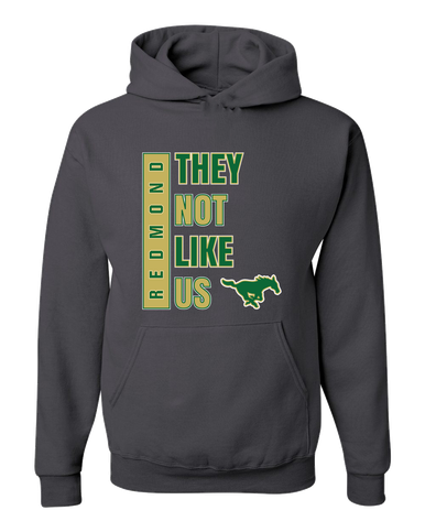 Redmond Mustangs They Not Like Us #1 Men's Premium Hoodie