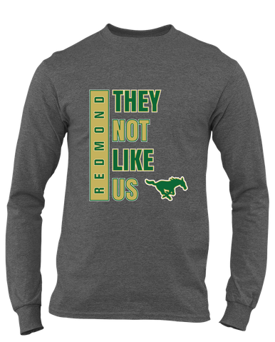 Redmond Mustangs They Not Like Us #1 Men's Premium LS T-Shirt