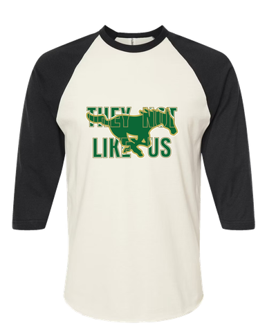 Redmond Mustangs They Not Like Us #2 Women's Baseball T-Shirt