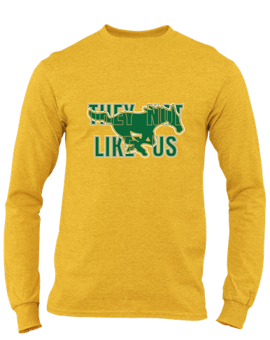 Redmond Mustangs They Not Like Us #2 Men's LS T-Shirt